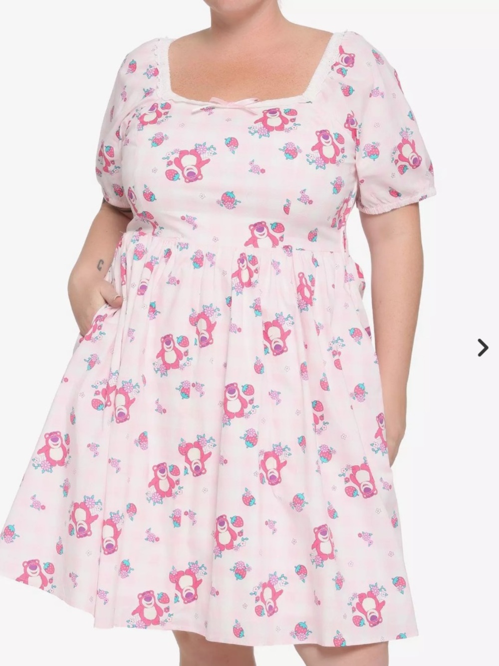 Her Universe Disney Pixar Toy Story Lotso Retro Dress Plus Size 3X